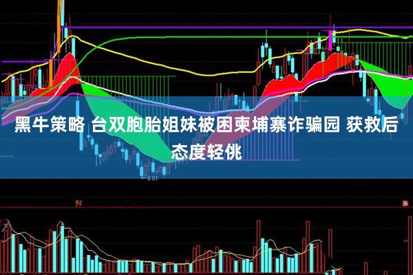 黑牛策略 台双胞胎姐妹被困柬埔寨诈骗园 获救后态度轻佻